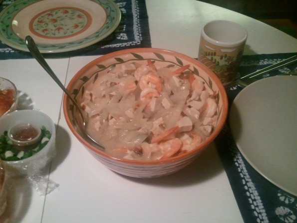 18 (17) - Chicken and Shrimp with wine sauce